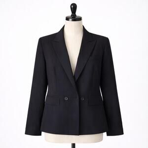 Harvé Benard Dark blueDouble‎ Breasted Blazer Womens Size 16W